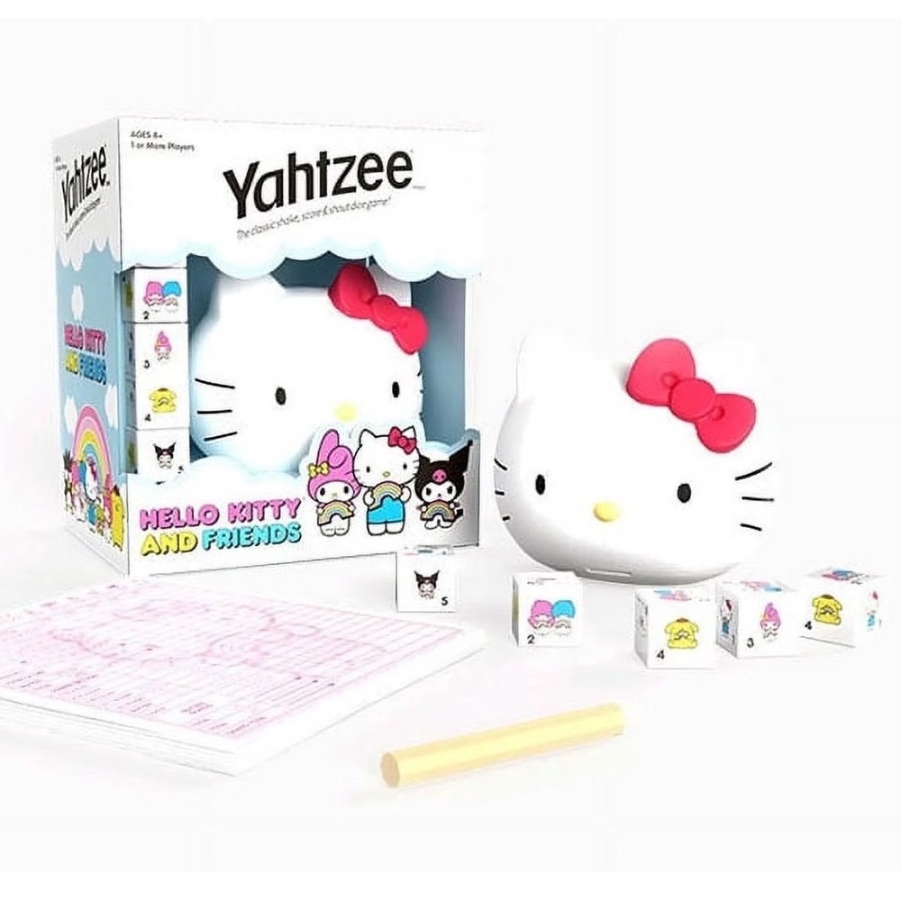 Hello Kitty and Friends Yahtzee Dice Game Sanrio USAopoly 2022 New